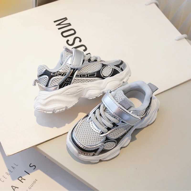 Childrens sports shoes breathable running shoes suitable for children anti slip 2024 waist boys girls school outdoor sports basketball sports shoes W2