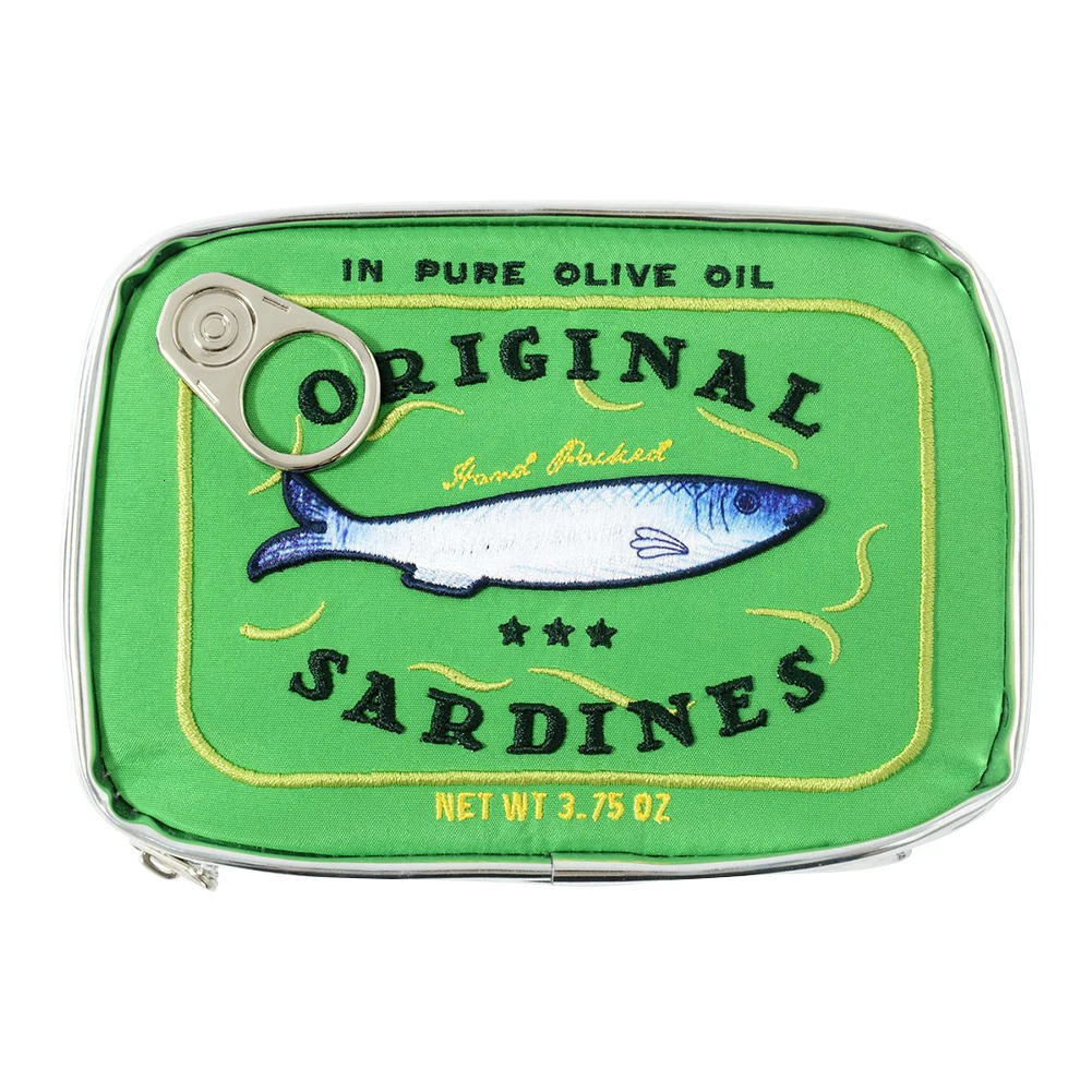 Canned sardine Style Bathroom Travel Bag Cute Toilet Bag Creative Portable Fashion Zipper Multi functional Weekend Vacation 250320