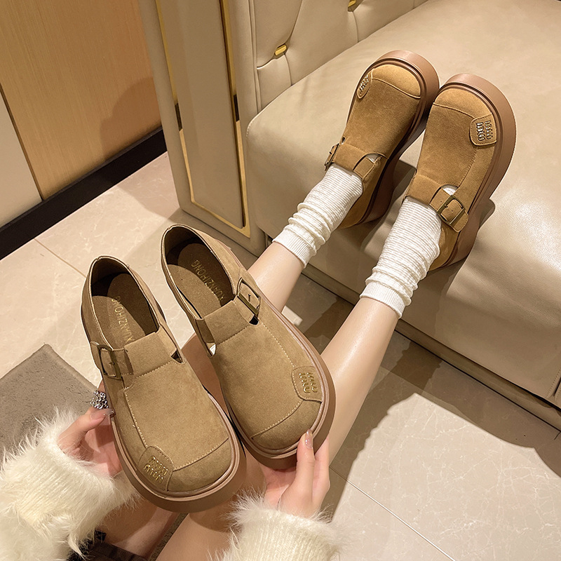 new free shipping Thick-soled women's new fashion slip-on casual women's shoes round toe outdoor Classic