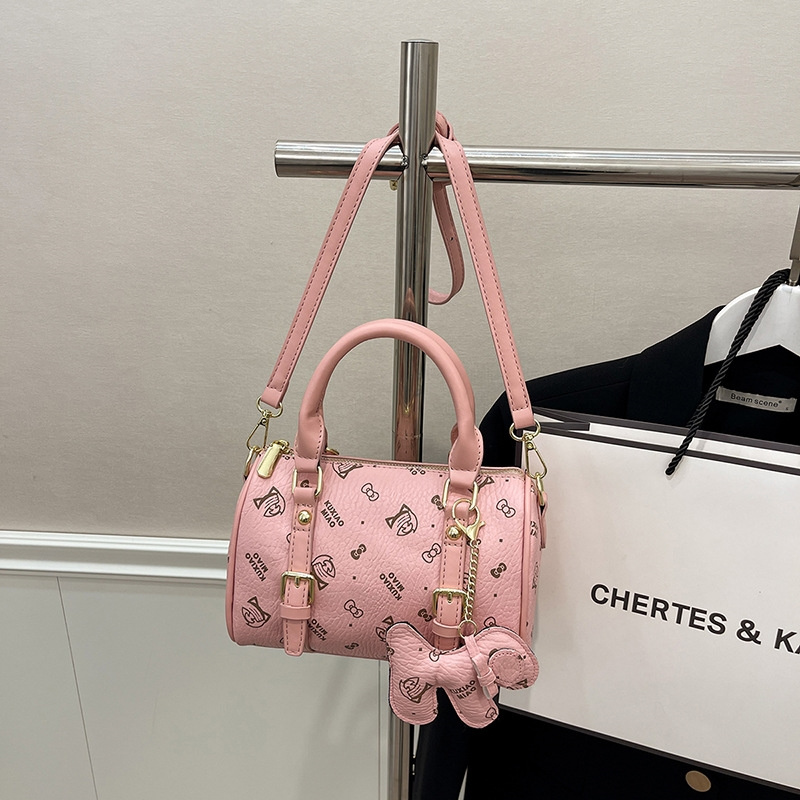 Free shipping 2025 new designer bag, fashionable commuting dog decoration pillow bag, hand-held single shoulder diagonal cross bag