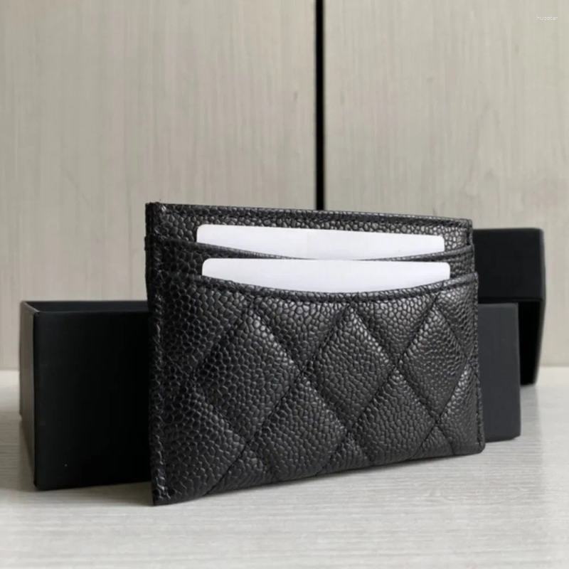 Card Holders For Women Designer Luxury Brand Classical Genuine Credit Business Coin Purse Leather Sheepskin Cowhide Bag Trendy Case