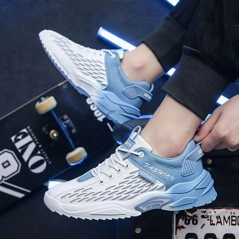 Summer Lightweight Breathable Sneakers Brand Lace-up Platform Training Shoes Male Basketball Shoe Tennis Mascuo