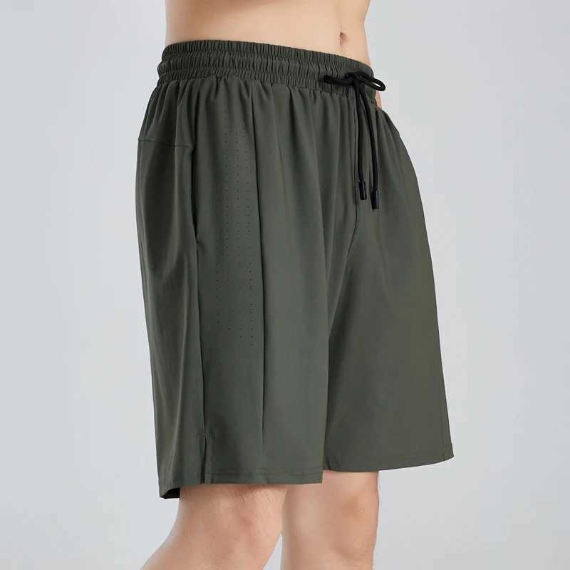 Breathable Running Shorts Outdoor Fashionable Loose Beach Gym Golf Tennis Shorts Summer Mesh Pocket Reflective Shorts W250324