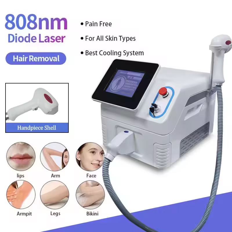 Professional Ice Titanium Painless 808 Diode Laser Hair Removal Machine ICE Platinum Hair Removal Laser Remove Hair Device