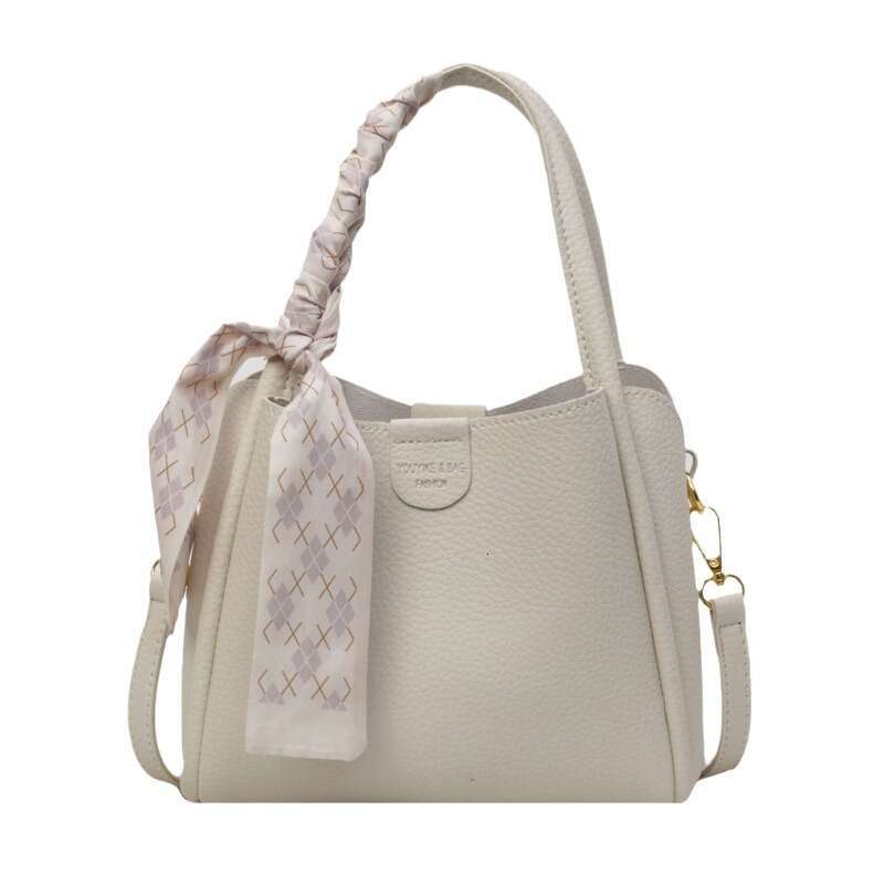 2025 NEW This year's popular vegetable basket handbag for women's 2024 new soft leather bucket bag, commuting single shoulder crossbody bag