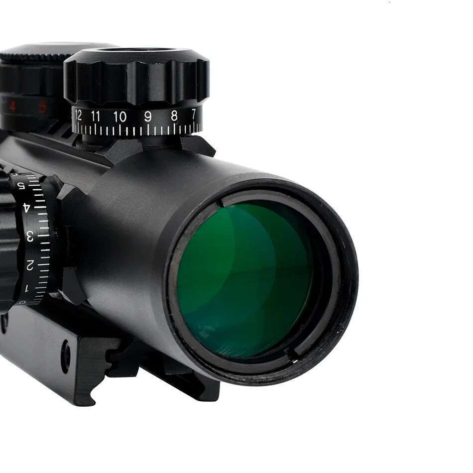 3-9x26EG Outdoor Long Range Riflescope Optic Sniper Rifle Sight Red Green Reticle Tactica Scope