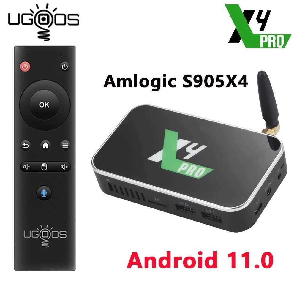 New X4 X4Q PRO TVBOX 4GB 32GB X4 PLUS Amlogic S905X4 Android 11 Smart TV Box BT4.0 1000M X4 Cube Top Box 4K Media Player X250325