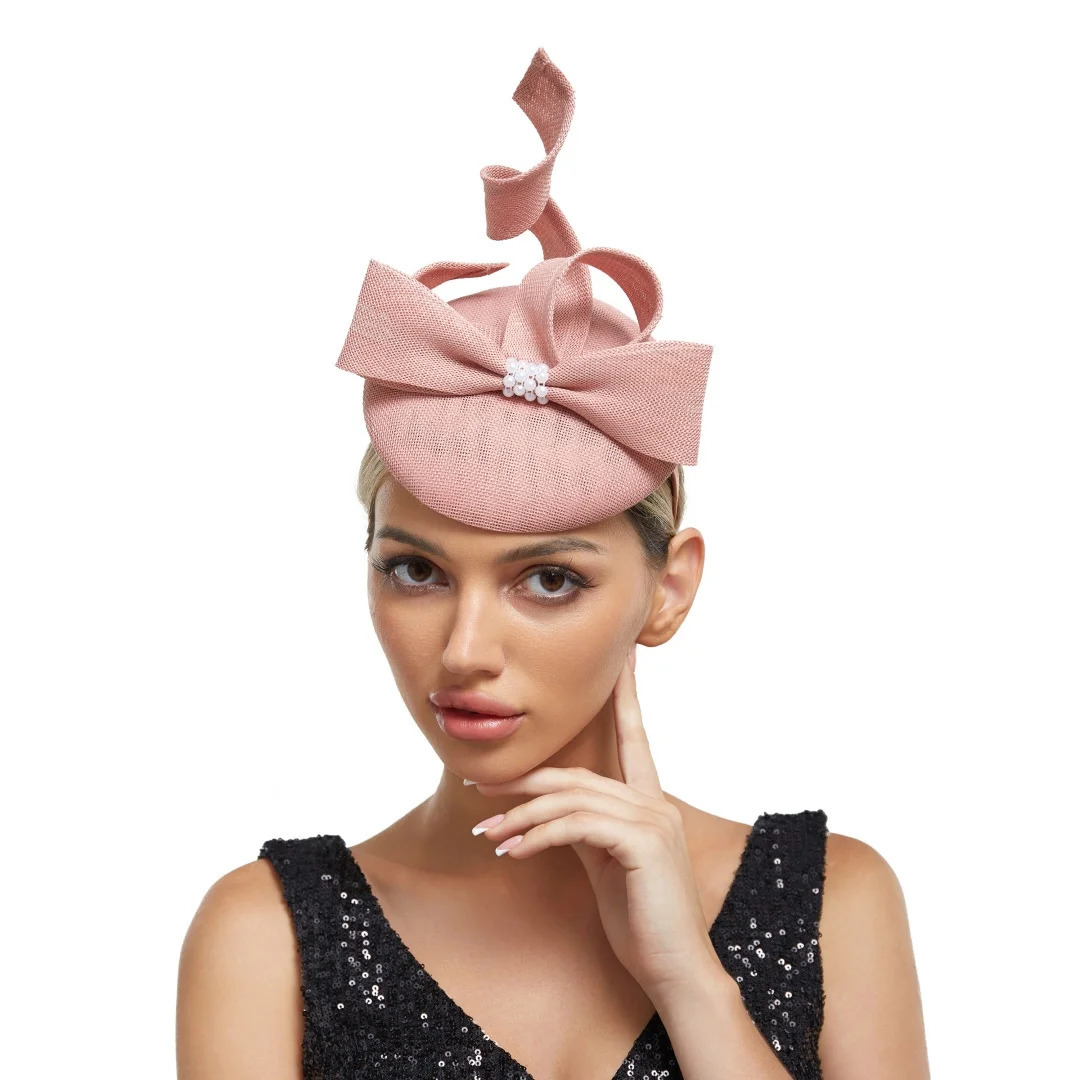 Charm Hat Wedding Church Headpiece Pearl Official Event Tea Hat Kentucky De Competition Millionaire Cocktail Hat 250322