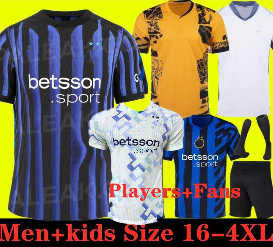 3XL 4XL 24 25 26 INTERS Special LAUTARO soccer jerseys CORREA DZEKO BARELLA MILANS 2025 2026 BROZOVIC Home third football shirt uniforms men kids