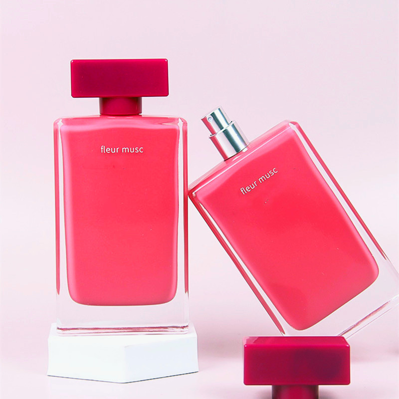 Brand Pink Bottle Musc For Her 100Ml Women Wer Fragrance Eau De Parfum Ral Lasting Time Top Quality Lady Scent Charming Smell