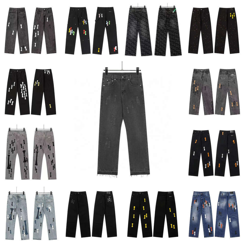 Designer legging Men's Slim Fit Jeans CH Women's Yoga Pants Slim Fit Trousers Black Printed Jeans Men's Loose Fit Jeans Men's High