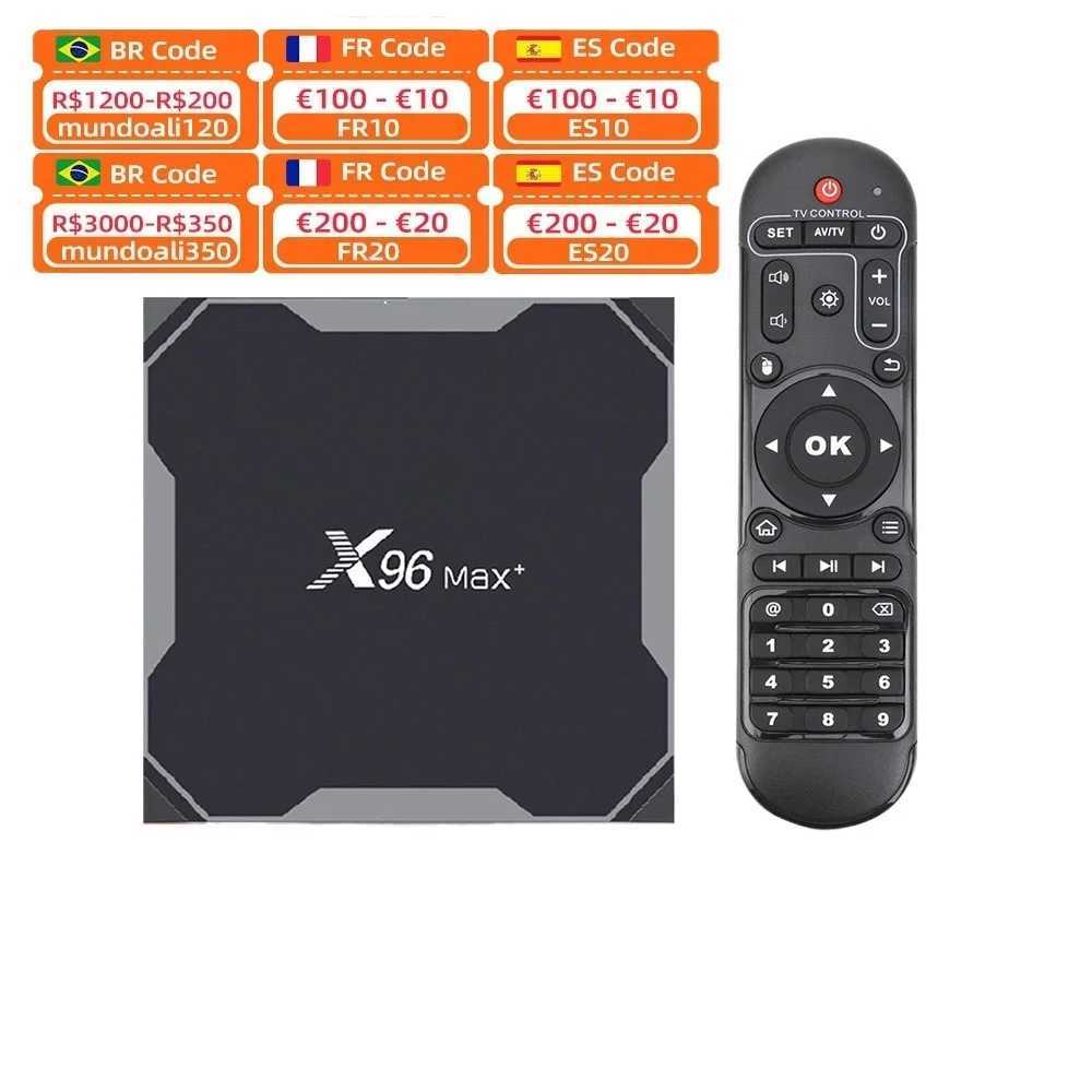 New X96 Max Plus 4GB 64GB 32GB Smart TV Box Android 9.0 Amlogic S905X3 Quad Core Wifi 4K TVBOX X96Max Plus Set Top Box 2GB 16GB X2503251