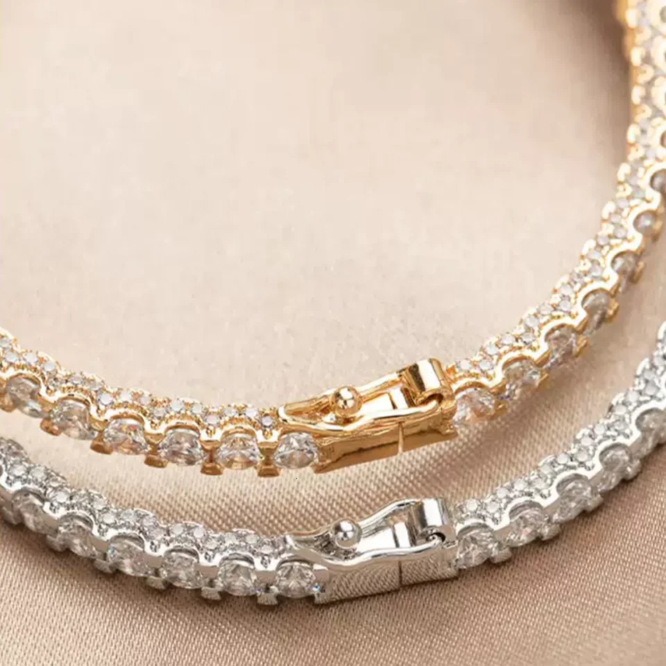 High quality fashionable cute bracelet made of pure silver 925 ed for women silver bracelet with cute diamonds party gift jewelry 250322