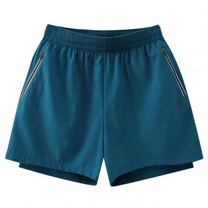 Mens Marathon Running Sweater Shorts with Zippered Pocket for Fitness Breathable Outdoor Training Shorts W250324