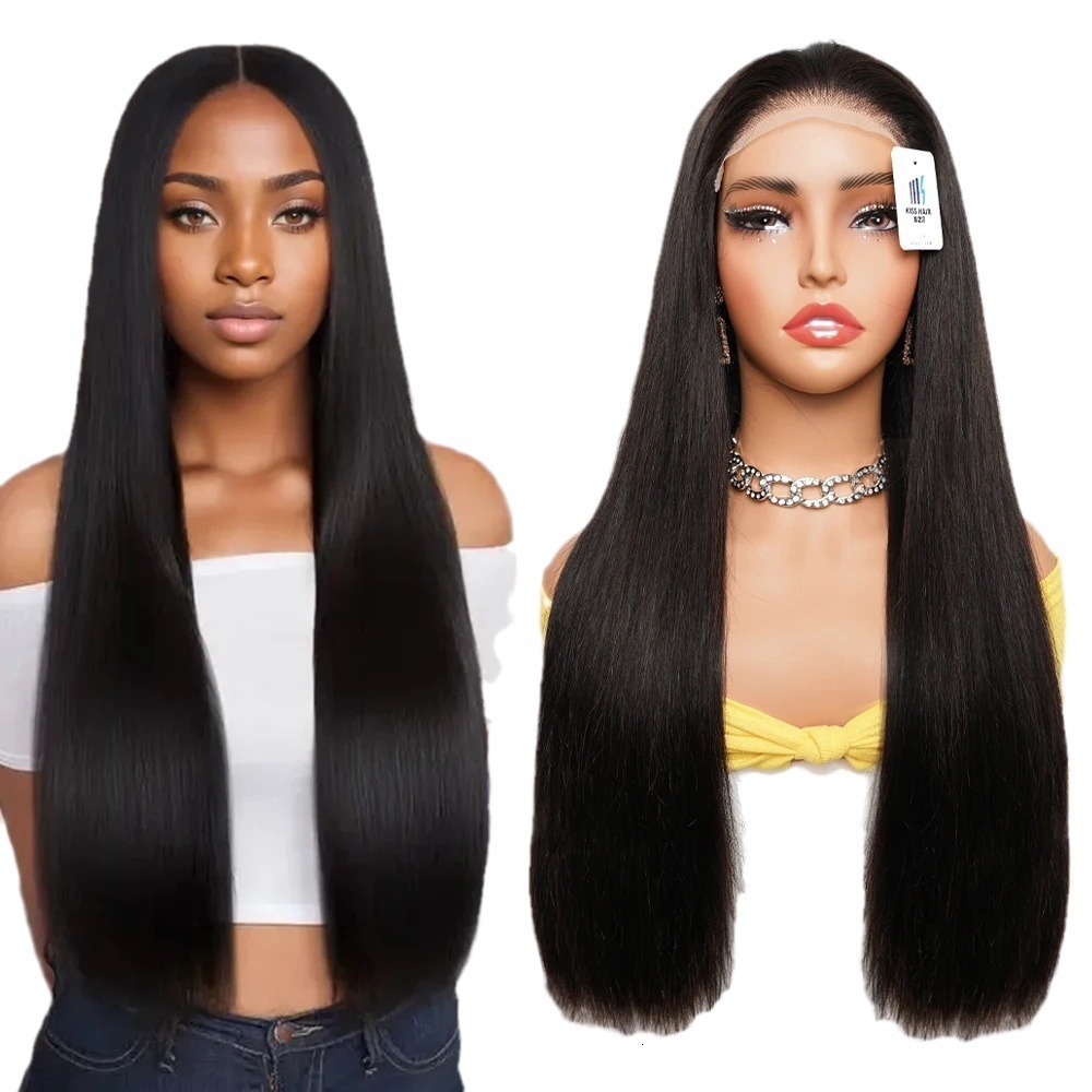 SDD 300%Density 13*4 Frontal Double Drawn Straight Bob Wig