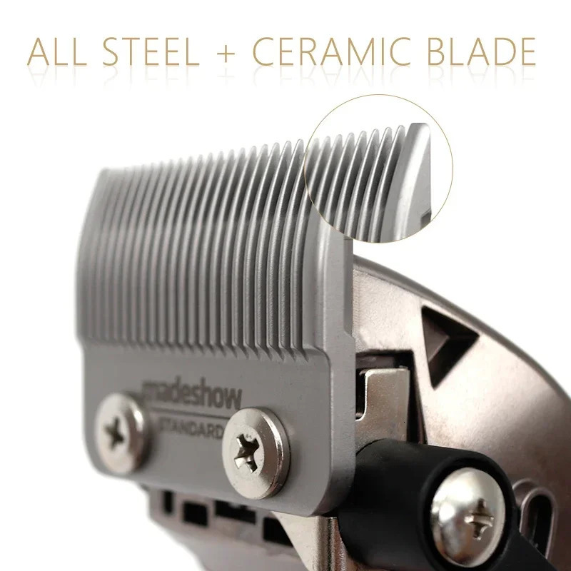 Madeshow M10 M11 Hair Cutter Professional Oil Head Hair Clipper Plated Ceramic Blade 7000rpm Hair Salon Trimmer 250324