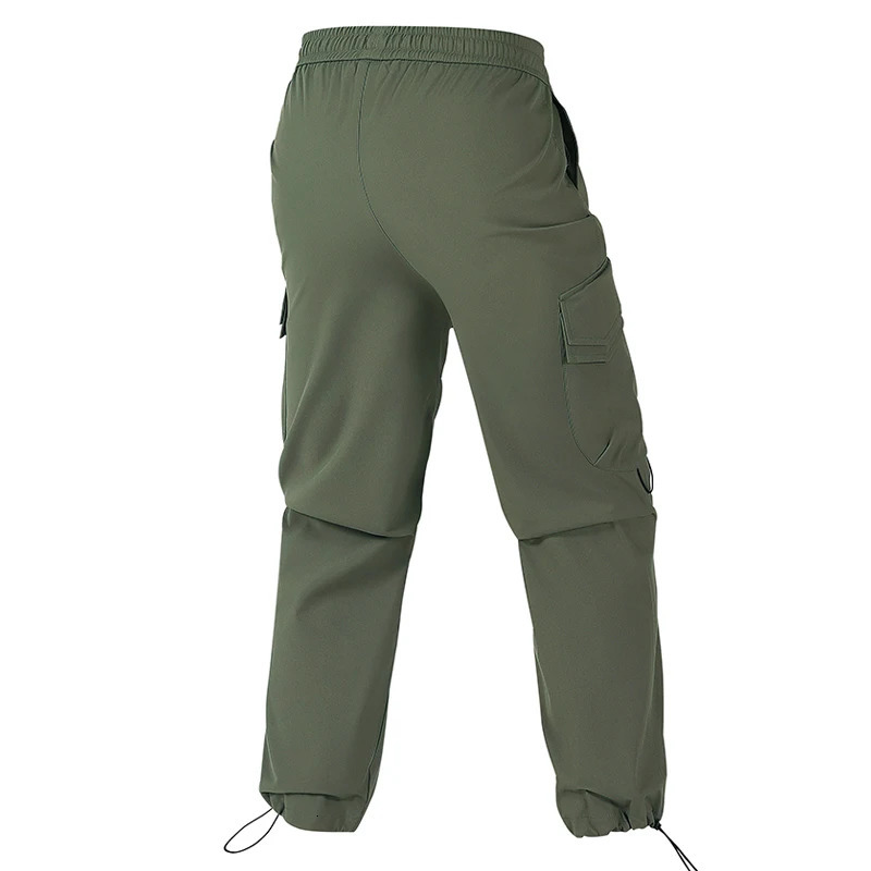 Commodity pants for men fashionable jogging multi pocket Korean hiphop streetwear high street handle mens outdoor hiking 250322