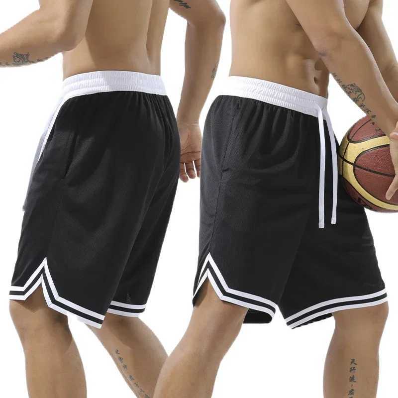 Mens sports shorts quick drying loose fitting sportswear tennis basketball football training sports pants breathable sports pants W250324