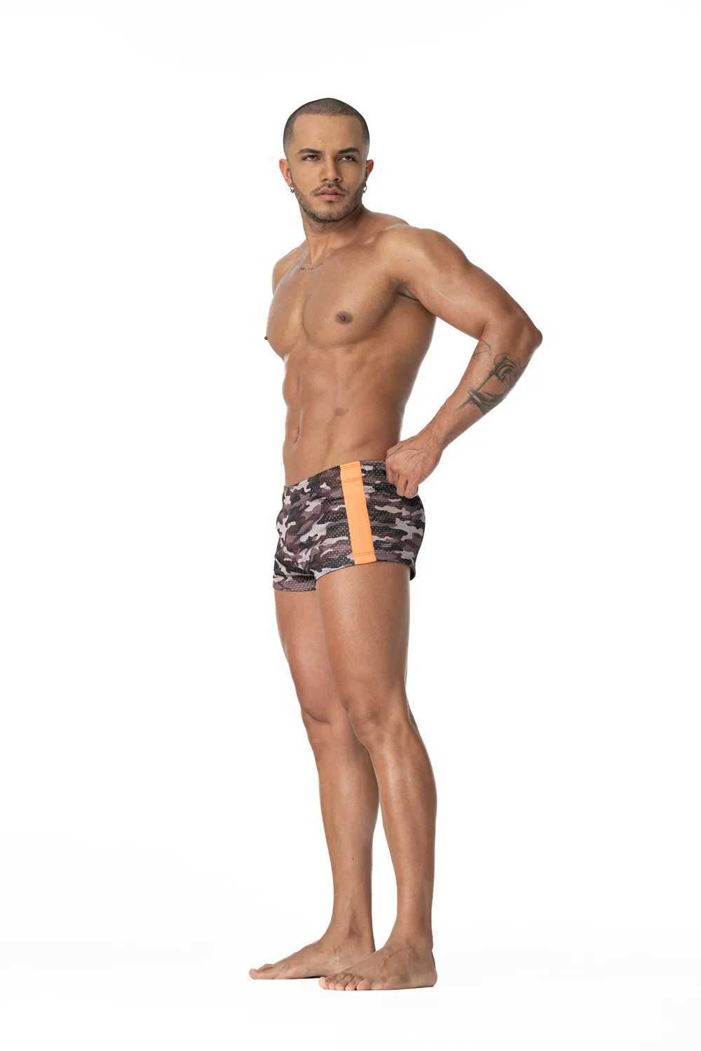 AIMPACT Mens Running Sports Training Camouflage Casual Shorts 3-inch Mens Wear Shorts W250324