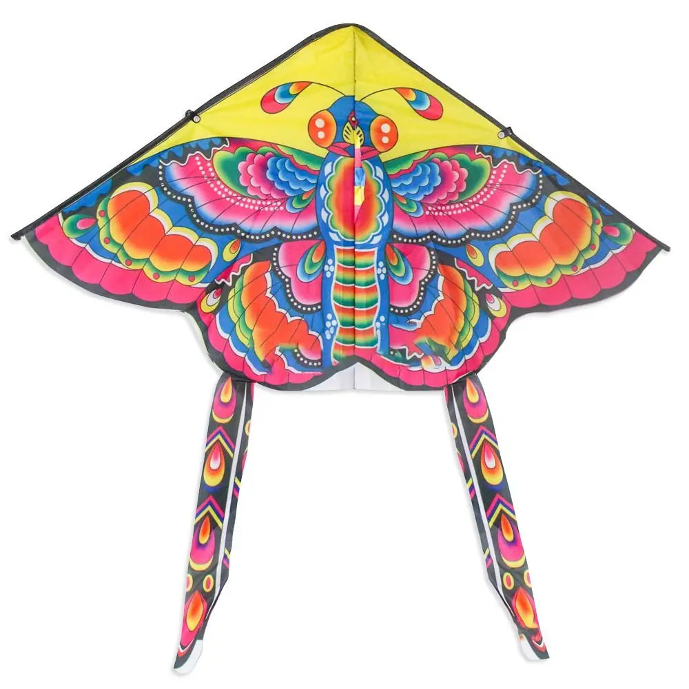 Parents and children with handle strings outdoor fun kite toys sports childrens flying butterfly 250321