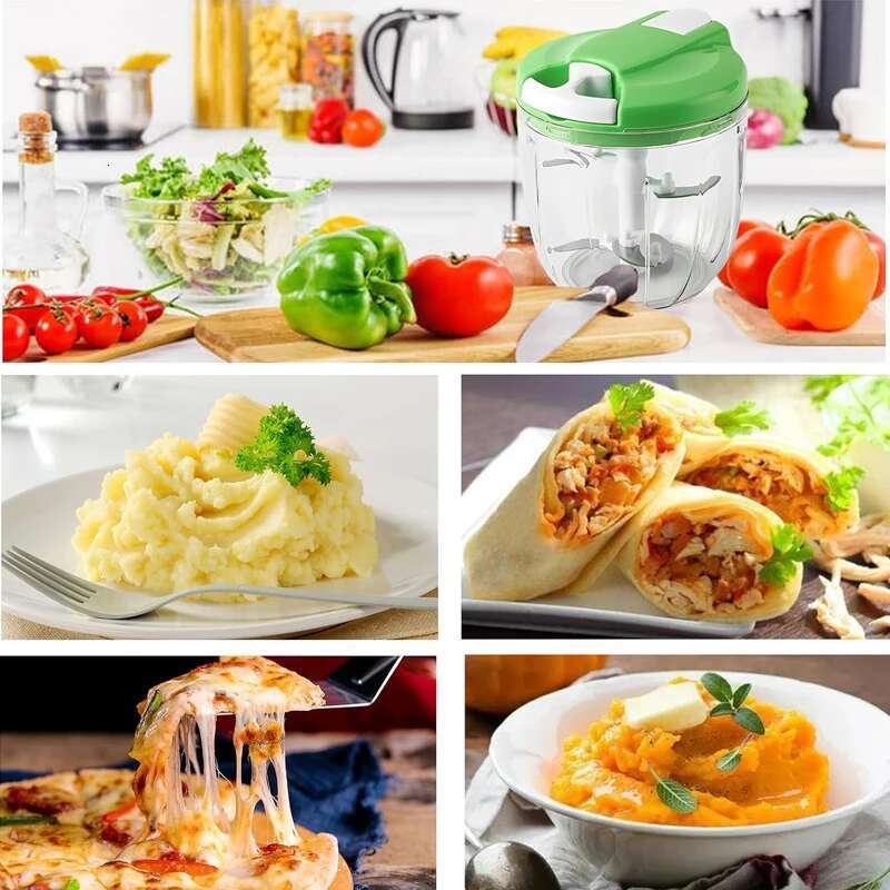Multi Meat Mincer Onion Cutter Rotate Kitchen Cooking Accessories For Garlic Press Crusher Vegetable Chopper