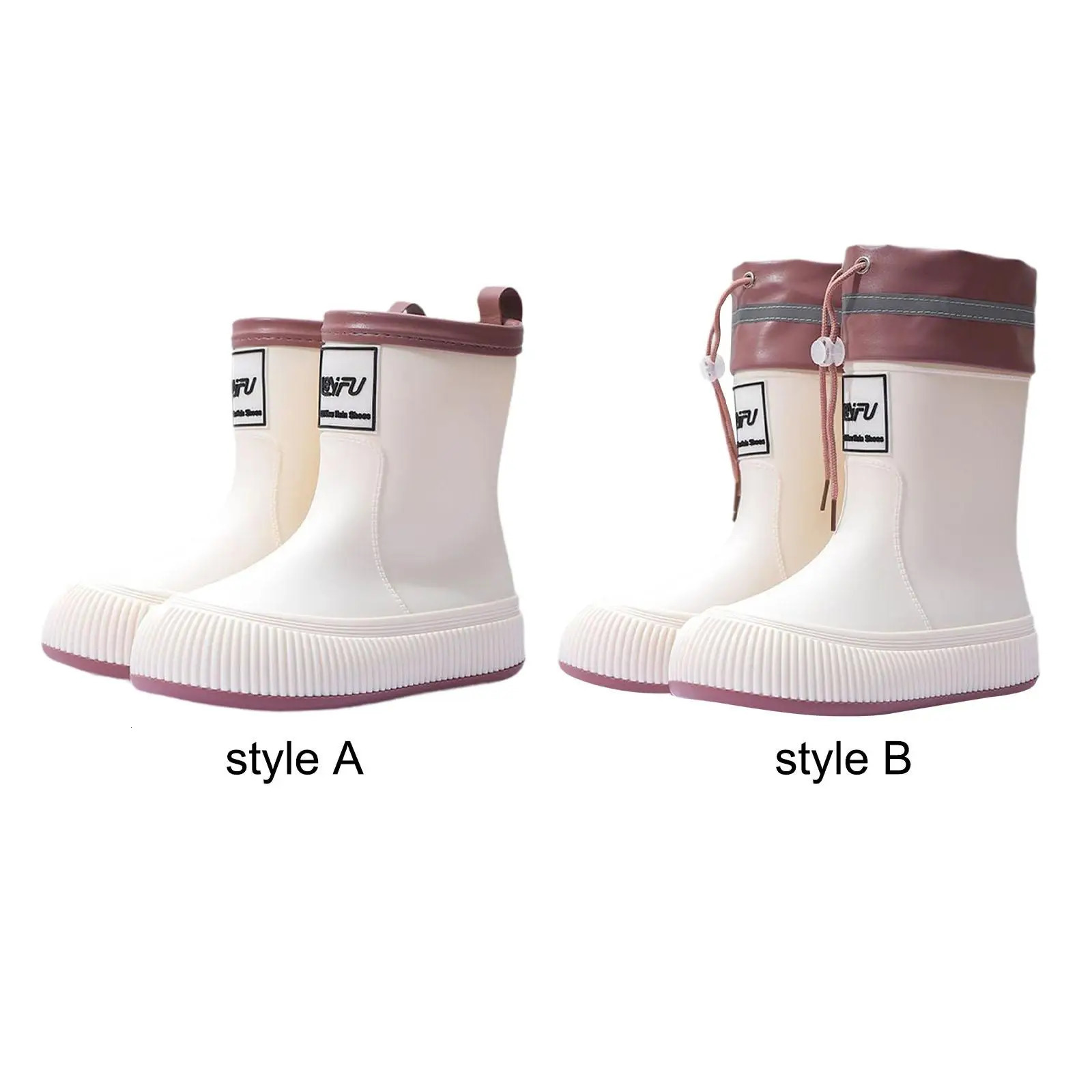 Rain boots are versatile and easy to use for 3536 Wellies shoes Anti slip rain suitable Raining Garden Adult Girls 250317
