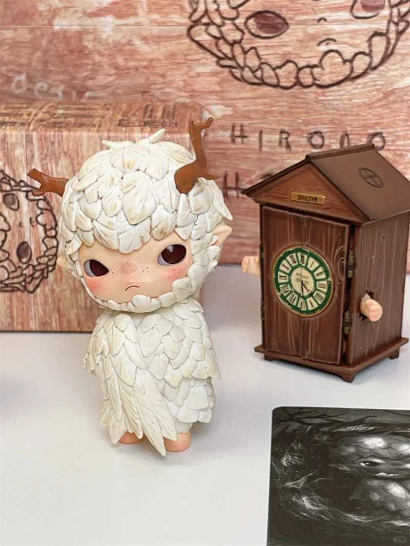 Hirono Shelter Series Blind Box Action Chart Trend Chart Home Desktop Decoration Doll Series Model Toy Girl Gift ChildrenT250325