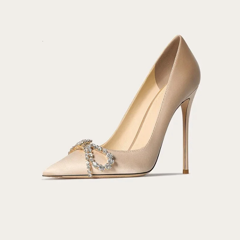 -selling solid color womens shoes for featuring angular toes and slim heels as well as rhinestone bow decorated ski boots 250318
