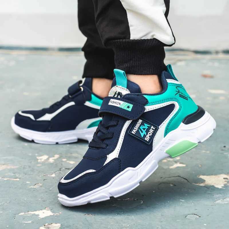 Brand childrens shoes childrens running shoes boys basketball sports shoes outdoor comfortable sports tennis shoes W250324