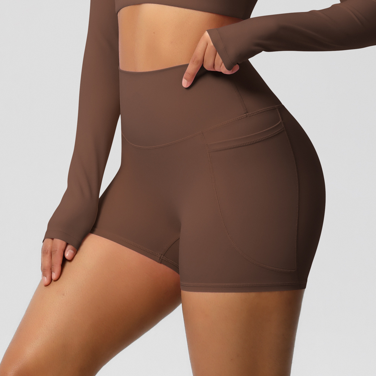 hot sale lycra fabric solid color women designer yoga pants tshirt high waist gym wear leggings elastic fiess lady outdoor sports trousers short sleev