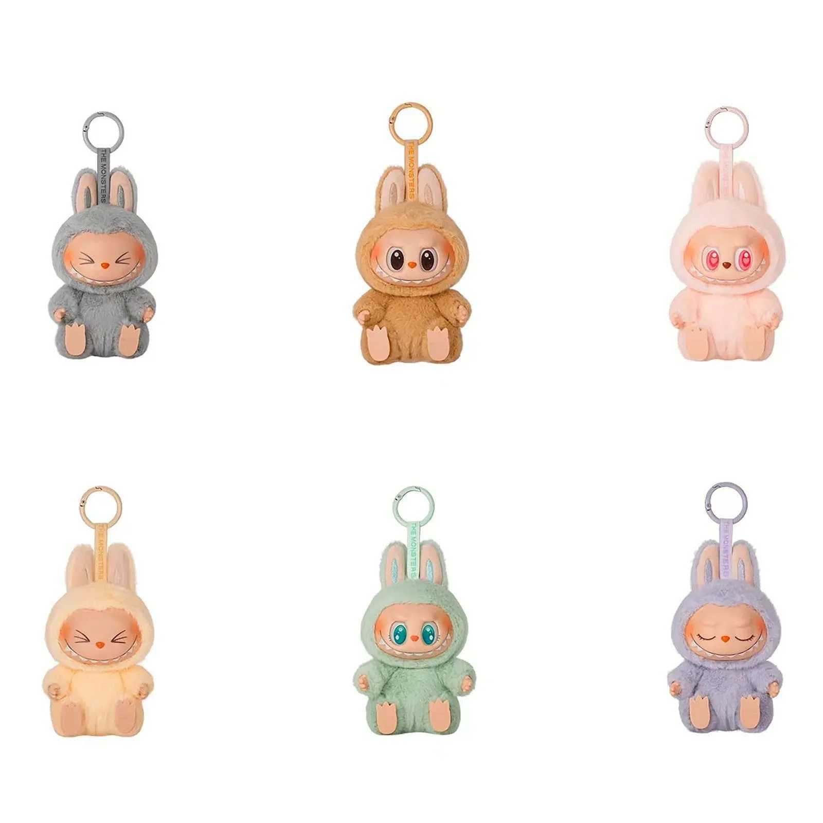 Hot selling plush doll toy gift cartoon childrens rag doll 1 cute Labubus doll keychain accessory childrens birthday giftT250325