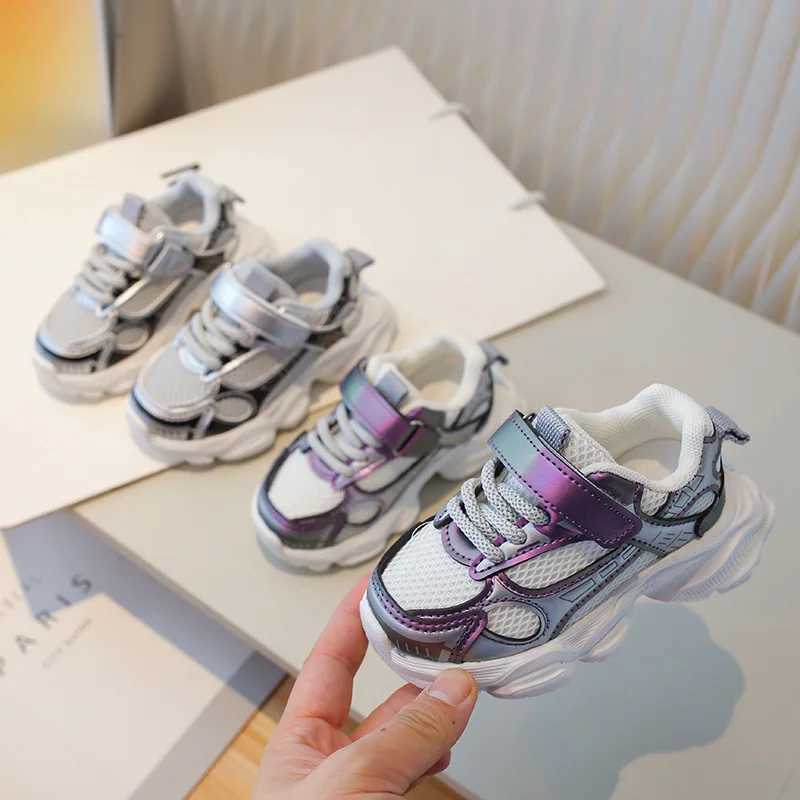 Childrens sports shoes breathable running shoes suitable for children anti slip 2024 waist boys girls school outdoor sports basketball sports shoes W2