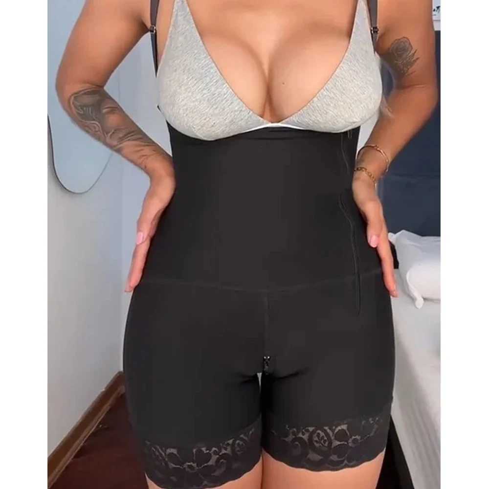 Fajas Colombia Side Zipper Compression Underwear Waist Trainer Hip Boosting Body Shape Weight Loss Abdominal Control ShapeXJ250325