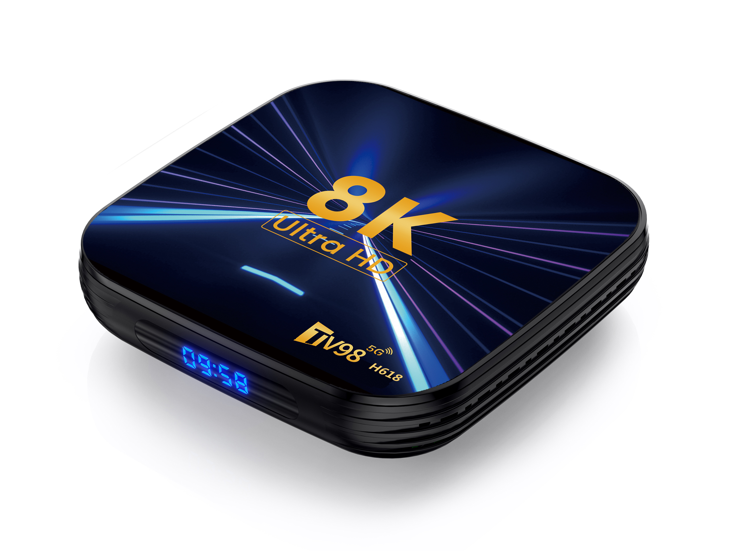 Android 14 Smart TV Box TV98 Allwinner H618 HDR10+ Dual WiFi 8K Media Player BT5.0 4GB 64GB Voice Remote Set Top Box