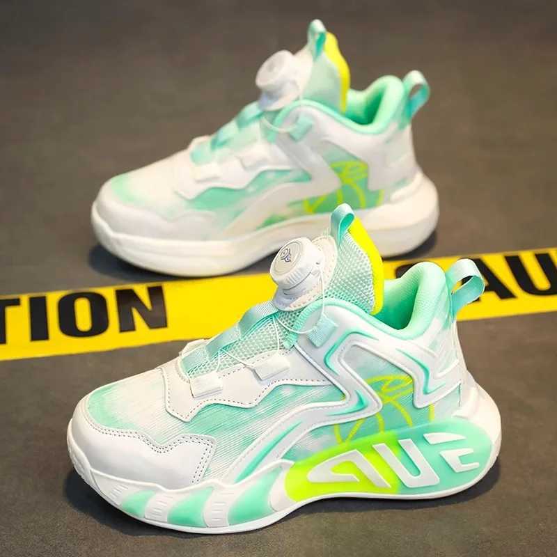 2025 New Boys Shoes - Spring Breathable Mesh Sports Shoes Suitable for Children - Lightweight Running and Soft soled Basketball Shoes W250324