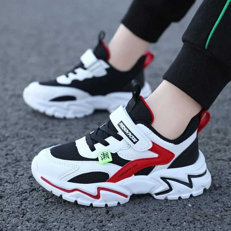 Childrens sports shoes boys casual sports shoes childrens running hiking basketball coach breathable all year round W250324