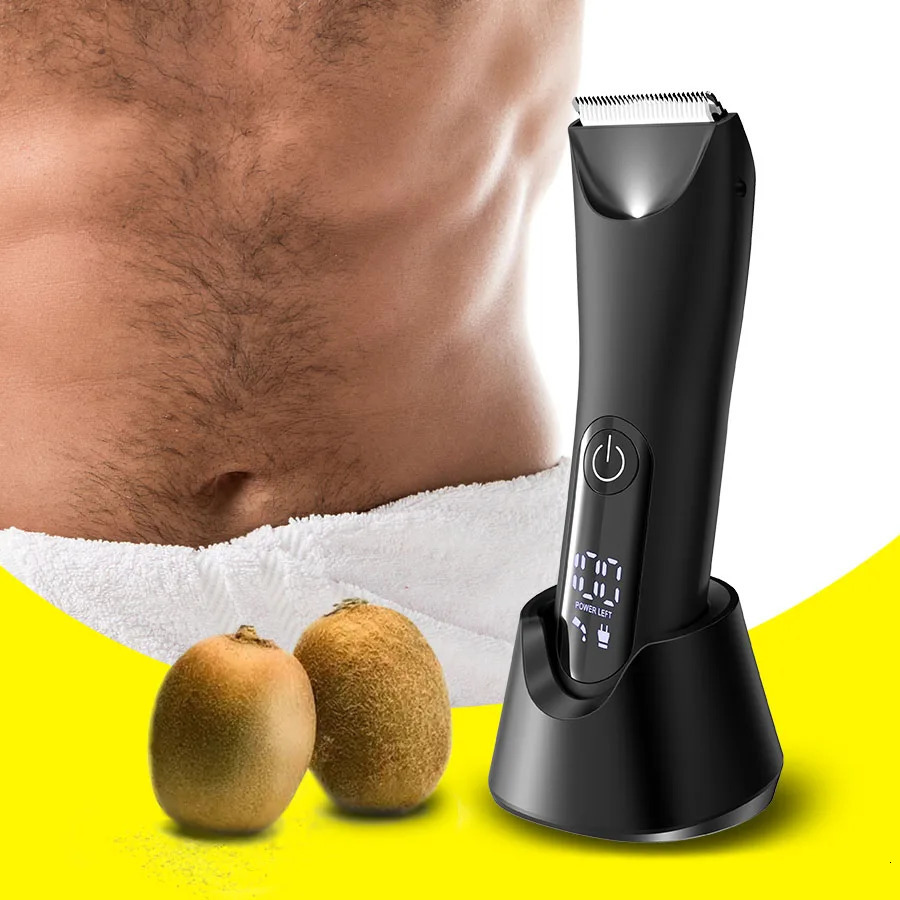 The Ballber Pro Electric Groin Body Hair Trimmer for Men - Mens Body Groomer Kitfor Privates -Shaver for Hard to Reach Areas 250324