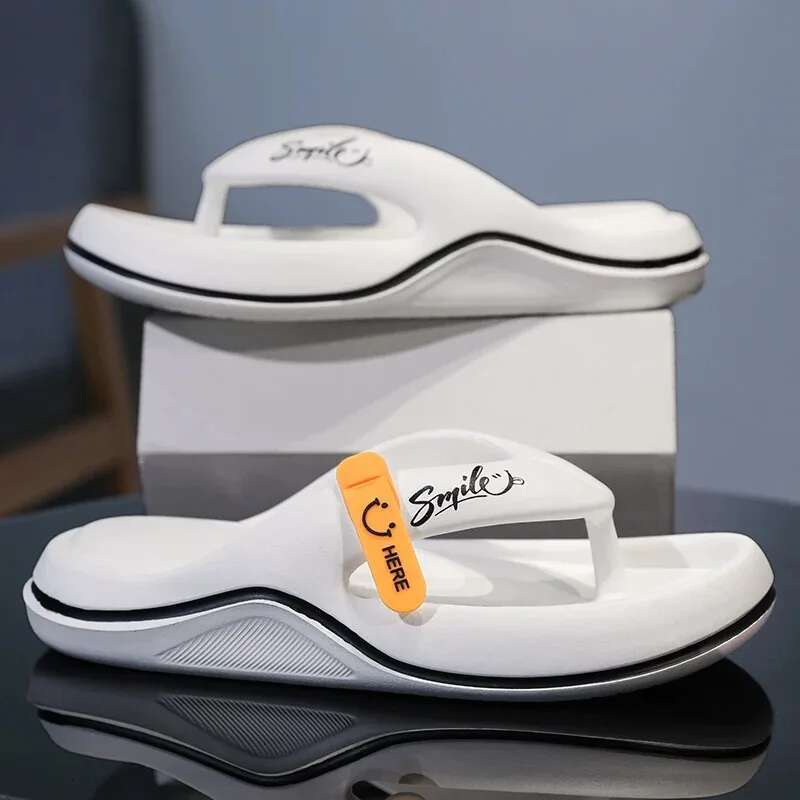 Men's Platform Flip ps Summer Soft Sole EVA Slippers for Men Outdoor Casual Beach Home Non-slip Bathroom Slides Shoes
