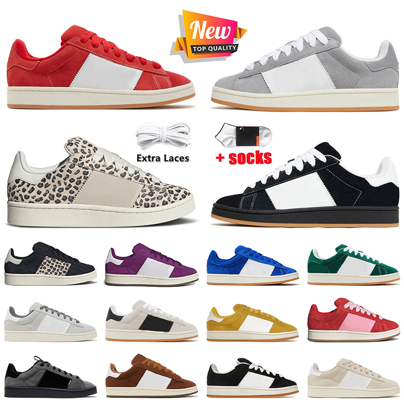 Top Fashion Designer 00s Casual Shoes Pink Grey Low Cream Leopard Black Gum Green dhgate Suede Leather Platform Sneakers Womens Mens Trainers