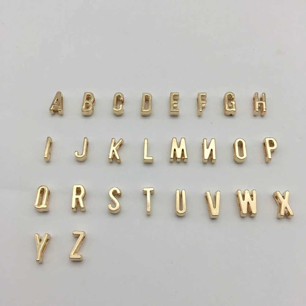 SUMEN Fashion Tiny Initial Necklace Gold Silver Cut Letter Single Name Necklace Female Pendant Jewelry Gift W250325