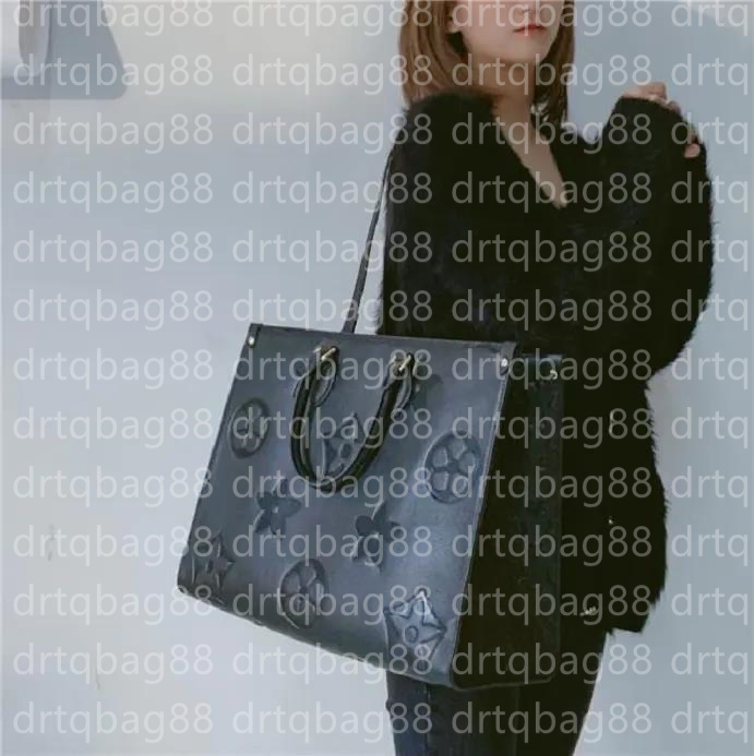 Onthego Luxury totes designer bag womens on the go MM GM handbags tote bag Hot Crossbody flower ladies Casual Genuine Leather purse shoulder bags female handbag