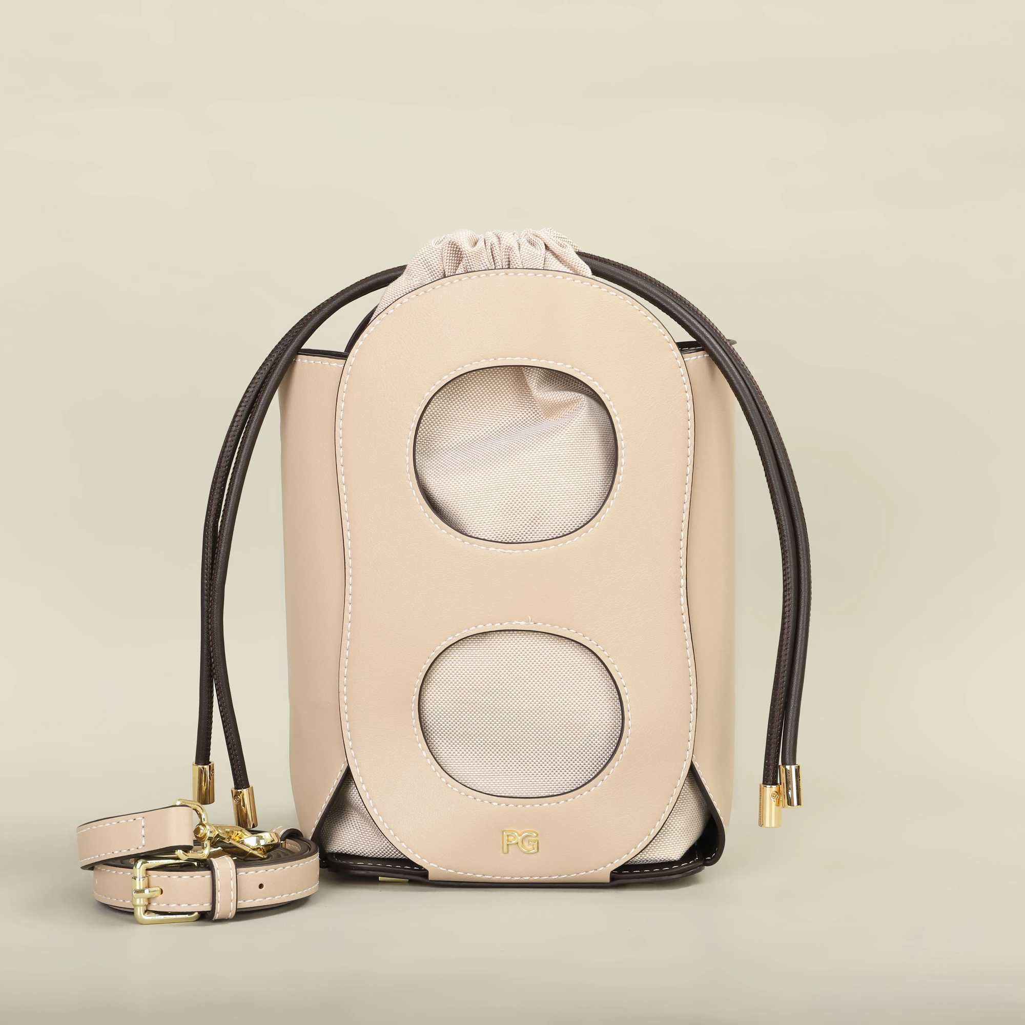 PG PATSY GARIS Womens Cross Body Bag New Designer Simple and Atmospheric Hollow Design Fashion Shoulder Bag for Women Z250324