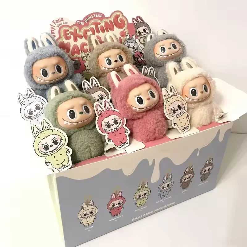 KaiAqua 100%Genuine version The Monsters Have A Seat Pendant Action Figure Original Labubu Doll Anime Figurine Model StatueC250325