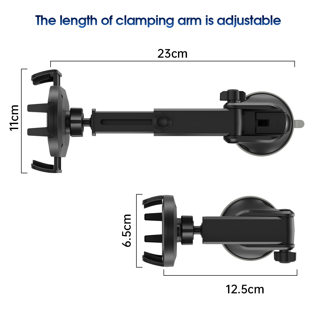 USA STOCK LOCAL ESEEKGO CH-02 Easy One Touch Car Holder Mobile Phone Car Mount Stand 360 Rotation for Universal Cellphones bracket with Box Ship in 2 