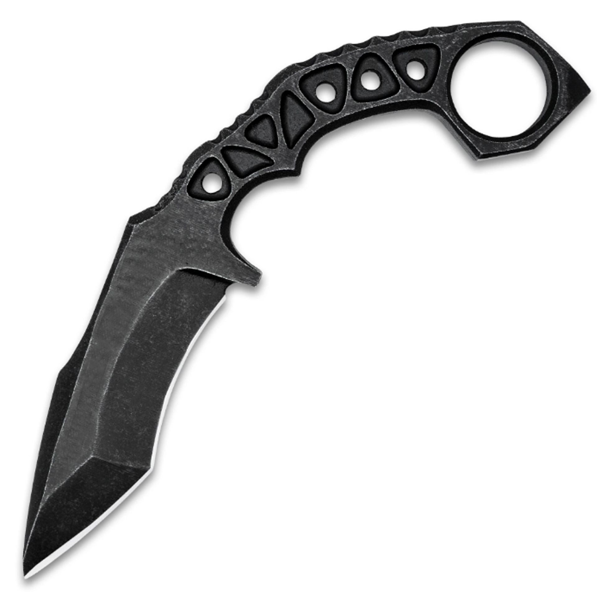 Outdoor Tactical Multifunctional Survival for Camping Hiking and SelfDefense Straight Knife with Sheath