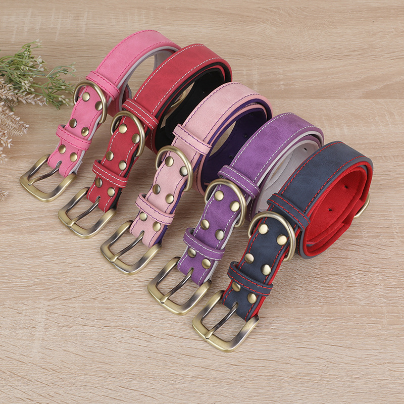 Soft & Strong PU Cat Collar with Retractable Strap and Premium Alloy Clasp Unisex Design