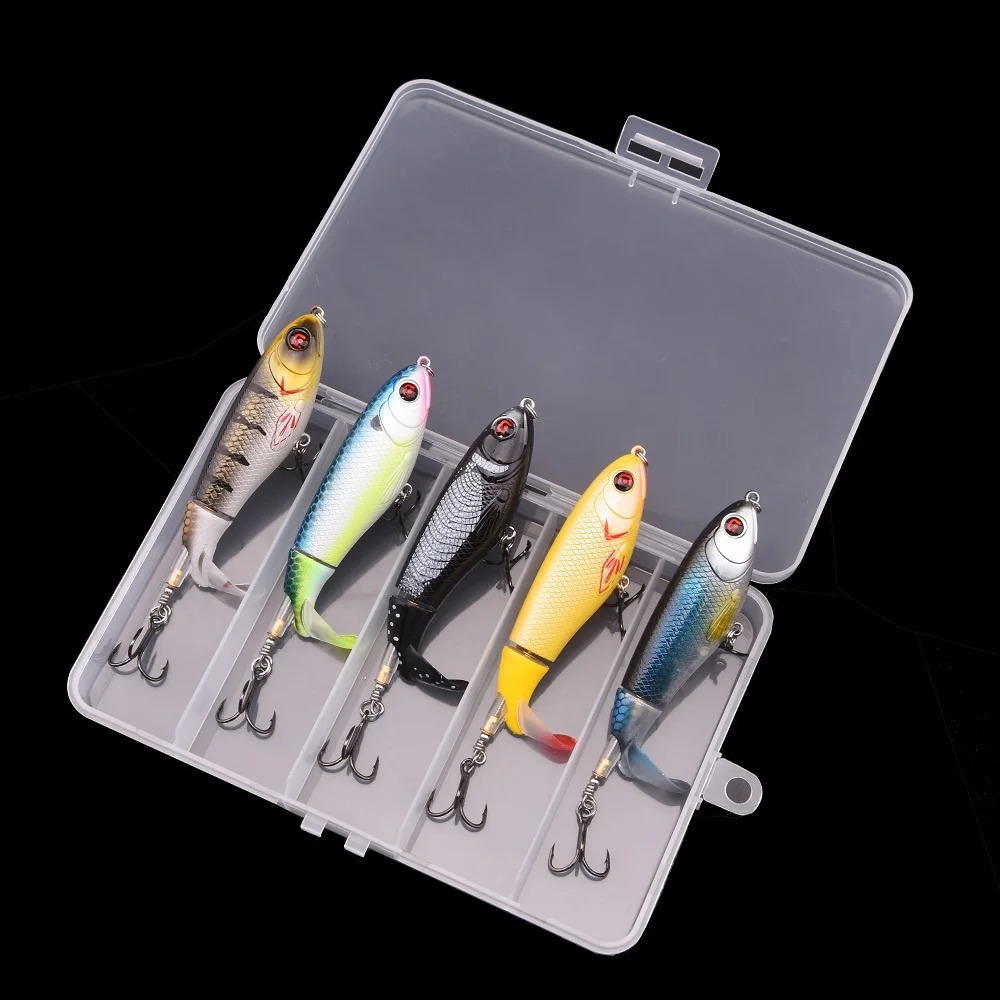 Fishing bait Whopper Plopper 10.5cm/17g with floating rotating tail top water bait freshwater saltwater bait 250325
