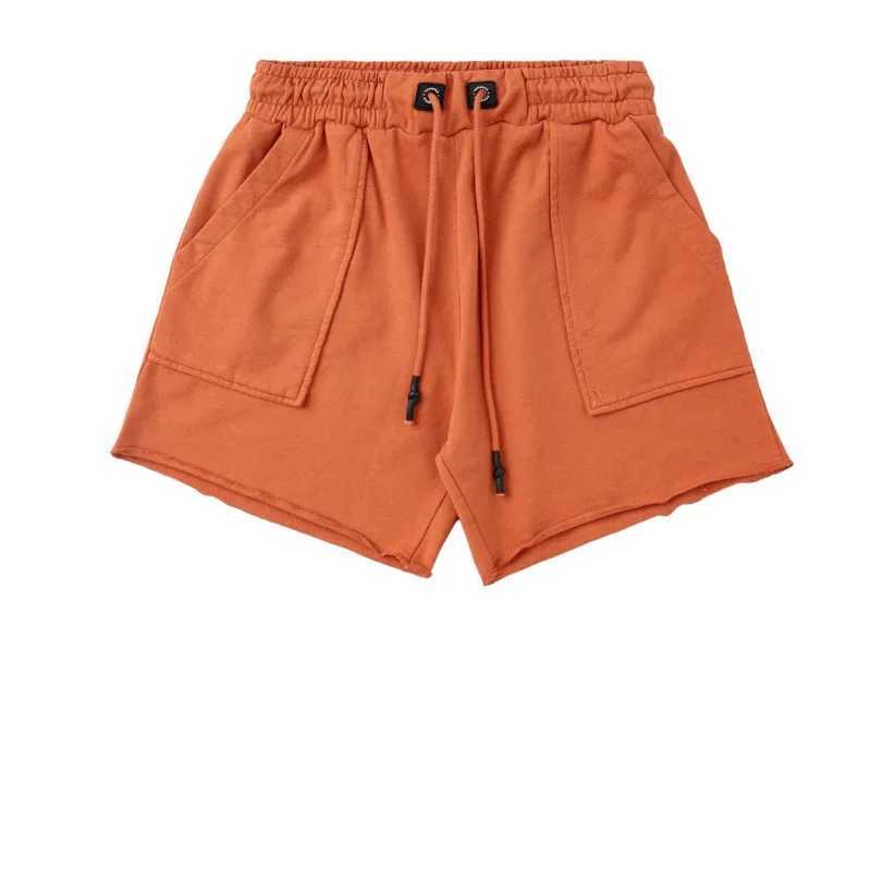 Mens running shorts summer sportswear double-layer shorts 2-inch training and training clothes mens gym fitness shorts W250324