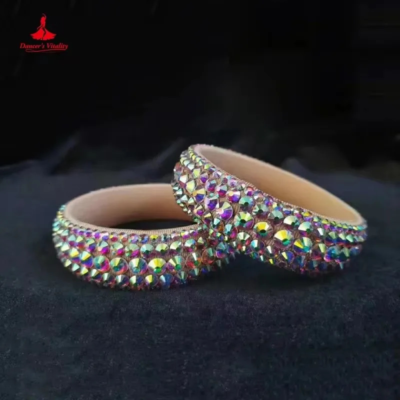 Belly Dance Bracelet Drill Bracelet Stone Jewelry Hand Cuff Bellydancing Oriental Dance Accessories Bracelet 250318