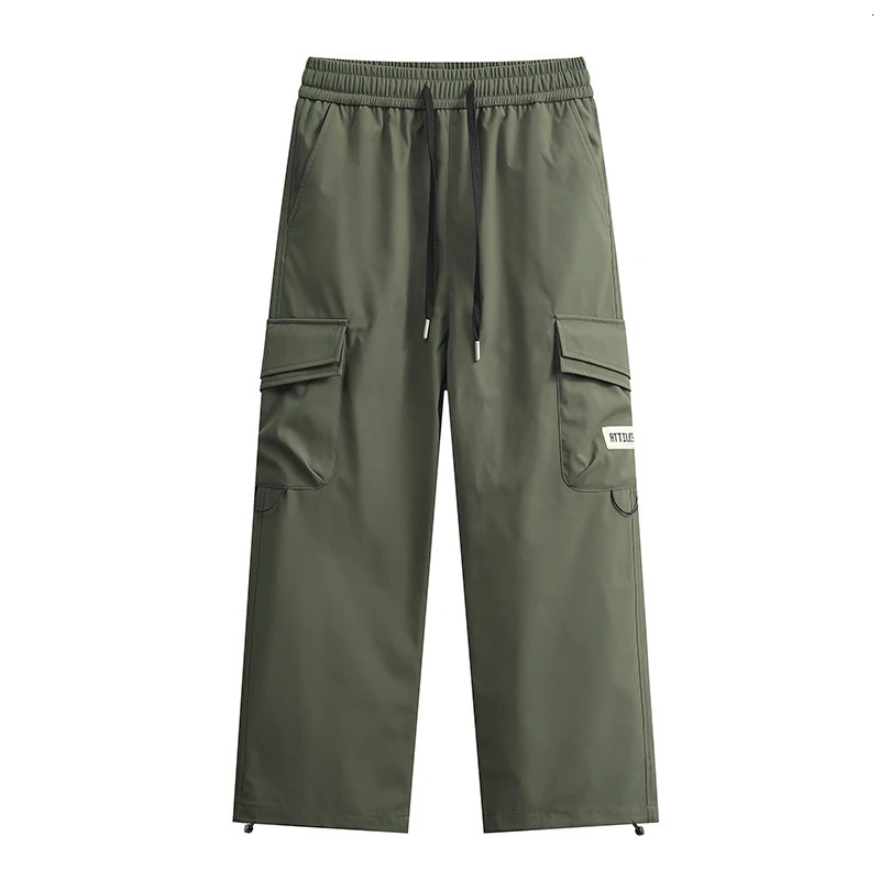 Commodity pants for men fashionable jogging multi pocket Korean hiphop streetwear high street handle mens outdoor hiking 250322